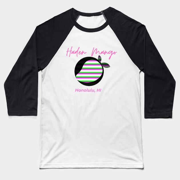 Neon Retro Haden Mango Baseball T-Shirt by Hayden Mango Collective 